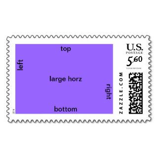 large horz, no border, five sixty postage stamps