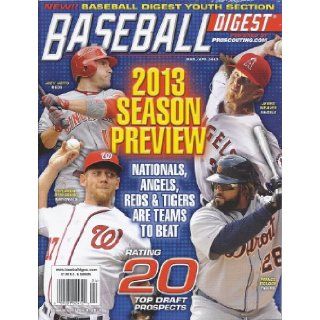 Baseball Digest Magazine (March/April 2013 (2013 Season Preview)) Bob Kuenster Books