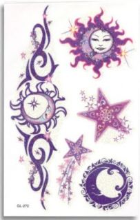 Mystical Celestial Glitter Tattoo #53 Clothing