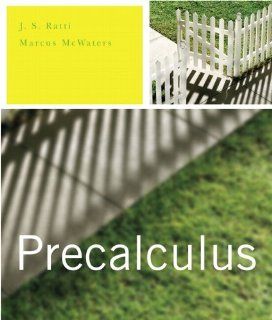 Precalculus plus MyMathLab Student Access Kit J. S. Ratti, Marcus S. McWaters 9780321489067 Books