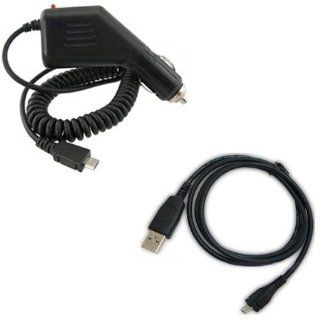 Samsung T528G Combo Rapid Car Charger + USB Data Charge Sync Cable for Samsung T528G Cell Phones & Accessories
