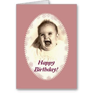 Happy Birthday Baby  Customizable Card