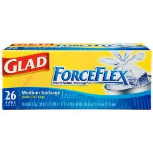 Glad 8 gal. ForceFlex Trash Bags (26 Count) 1258770403