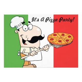 pizza party invitation
