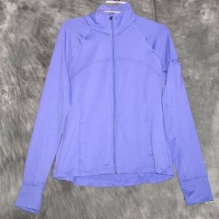 Tek Gear Performance Women's Zip up Jacket with Media Pocket, Blue Iris (Large)