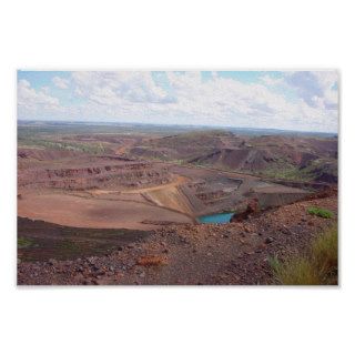 Mining Operations At Paraburdoo Mine Print