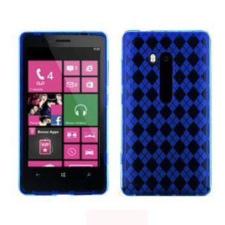 [ManiaGear] Blue Flexie Soft Case For Nokia Lumia 810 (T Mobile) Cell Phones & Accessories