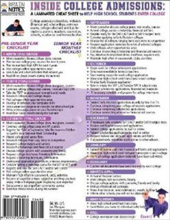 Inside College Admissions A Laminated Cheat Sheet to Help High School Students Enter College (9780974256207) Joe Marquez Books