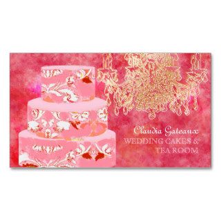 PixDezines wedding cakes/watercolor affects Business Cards