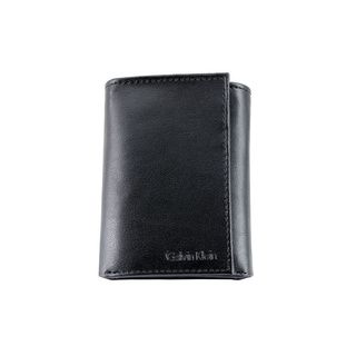Calvin Klein Men's Black Leather Trifold Wallet Calvin Klein Men's Wallets