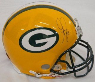 Greg Jennings Signed Autographed Packers Riddell Proline Helmet at 's Sports Collectibles Store