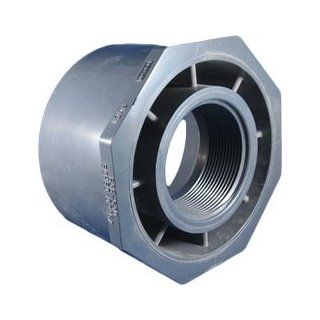 Spears 837 530 PVC Schedule 80 Flush Reducer Bushings, Spigot and Socket, 6 Inch by 3 Inch Industrial Pipe Fittings