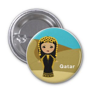 Girls of the World Qatar Pin