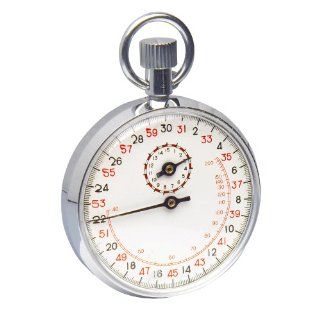 H B Instrument 530 Durac Analog Stopwatch with Crown Stopper, 2.5" Width x 3.3" Height