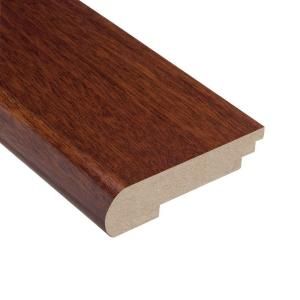 Home Legend Brazilian Cherry 3/4 in. Thick x 3 3/8 in. Wide x 78 in. Length Hardwood Stair Nose Molding HL505SNS