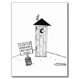 Next Outhouse 22 Miles            Outhouse Cartoon Post Cards