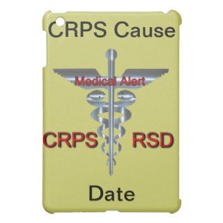 CRPS RSD Medical Alert Silvear Asclepius Caduceus iPad Mini Cover