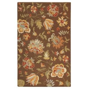 Home Decorators Collection Botanicals Almond Brown 5 ft. 3 in. x 8 ft. 3 in. Area Rug 0373920830