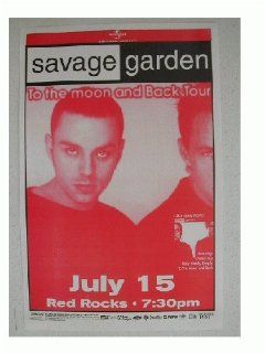 Savage Garden Handbill Poster Cool face shot  Prints  