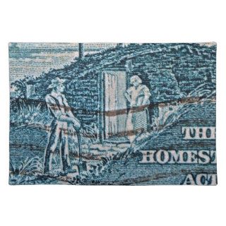 1962 Homestead Act Stamp Placemats