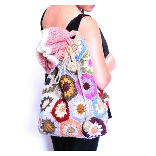 Backpack Style Crochet Bag (Nepal) Shoulder Bags