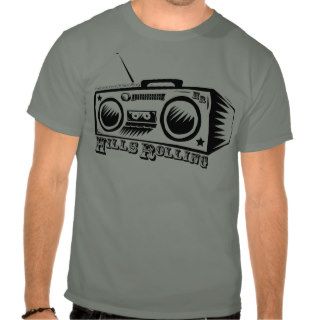 Hills Rolling T Shirt with Old School JamBox Logo