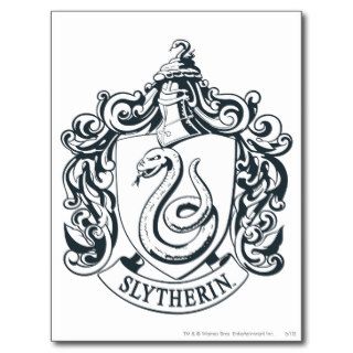 Slytherin Crest Post Card
