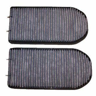 CARBON CABIN AIR FILTER FOR 1995 2001 BMW 740i (PKG OF 2   4 PIECES)   64319070072 Automotive