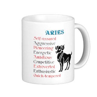 Aries Horoscope Zodiac Sign Coffee Mug