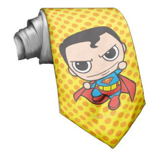 Chibi Superman Flying Custom Ties