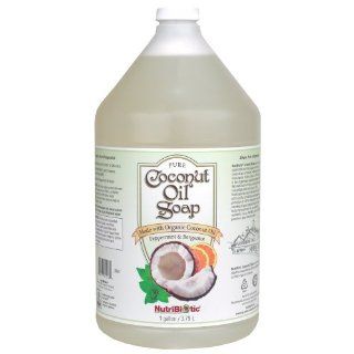 Nutribiotic Pure Coconut Oil Soap, Peppermint & Bergamot, 1 Gal  Bath Soaps  Beauty