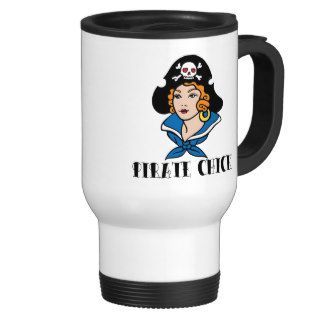 Pirate Chick Tattoo Mugs