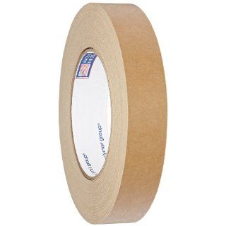 Intertape 534 Synthetic Rubber Medium Grade Flatback Adhesive Tape, 0.18mm Thick x 54.8m Length x 24mm Width, Brown (Case of 36 Rolls)