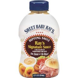Sweet Baby Ray's. Signature Dipping Sauce with Horseradish, 12oz Bottle (Pack of 3)  Gourmet Sauces  Grocery & Gourmet Food