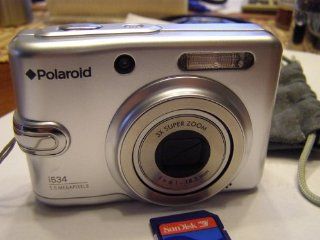Polaroid i534 5MP Digital Camera Silver  Secure Digital Cards  Camera & Photo