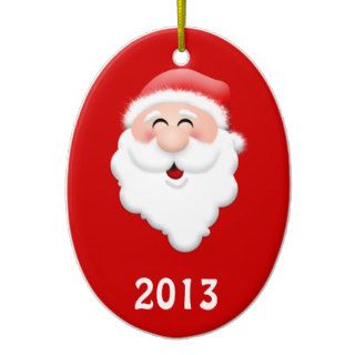 2013 Custom Christmas Santa Claus Decoration Christmas Tree Ornaments