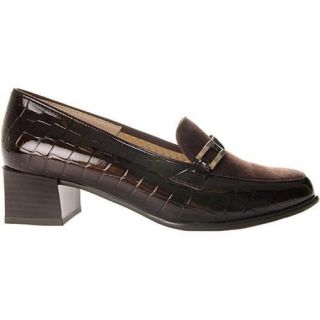 Women's Ara Lyon 42077 Brown Faux Croco/Suede Ara Heels