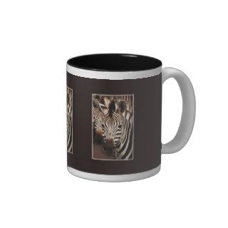 Zebra coffee mugs & cups