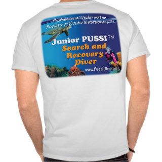 Junior PUSSI Search and Recovery Diver Tee Shirts