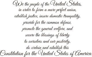 Preamble To The Constitution   Automotive Decals