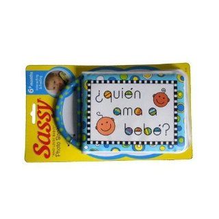 Sassy WHO Loves Baby? Spanish Picture Book Teether  Baby Photo Albums  Baby