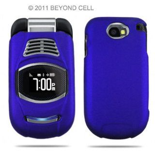 Blue Rubberized Hard Case for Sanyo Taho by Kyocera E4100 Cell Phones & Accessories