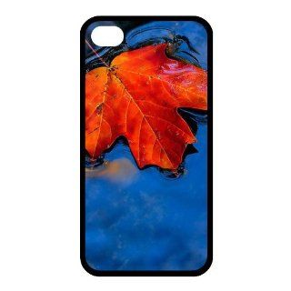 Designyourown Case Green Leaf Iphone 4 4s Cases TPU Case Cover the Back and Corners SKUiPhone4 4349 Cell Phones & Accessories
