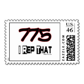 I Rep That 775 Area Code Postage Stamps