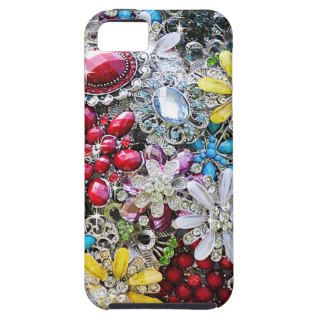 Diamond Bling Bling Bouquet,Multi Colored Jewels iPhone 5 Case