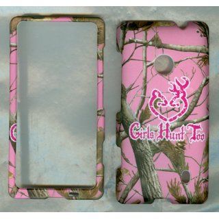 NOKIA LUMIA 521 520 T MOBILE AT&T METRO PCS PHONE CASE COVER FACEPLATE PROTECTOR HARD RUBBERIZED SNAP ON CAMO PINK REAL TREE GIRLS HUNTER NEW Cell Phones & Accessories