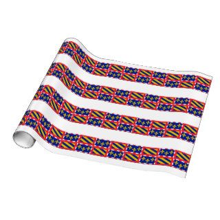 Bourgogne (France) Flag Wrapping Paper