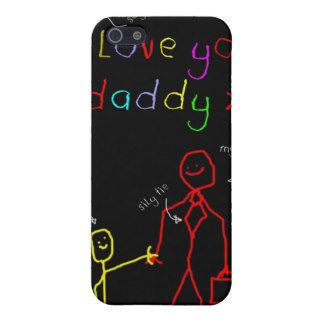 i love you daddy (in crayon) iPhone4 case iPhone 5 Cover