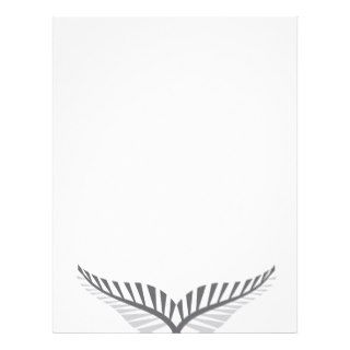 Silver fern wings letterhead template