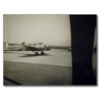 Old airplane postcard